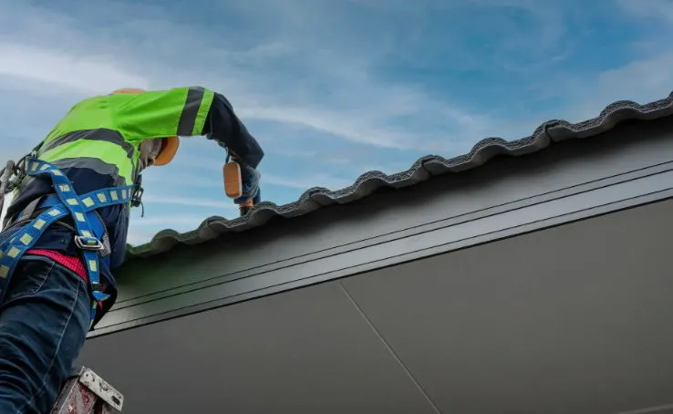 Metal roof repair and leak repair in Union County, NC (sample photo)